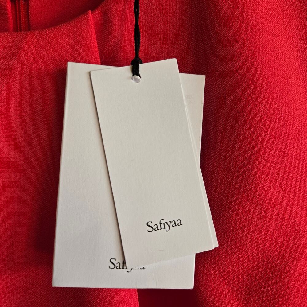 Safiyaa Dress Alambra Grenada Pink Heavy Crepe NWT US 6 Formal Maxi Gown Derby - Picture 4 of 10